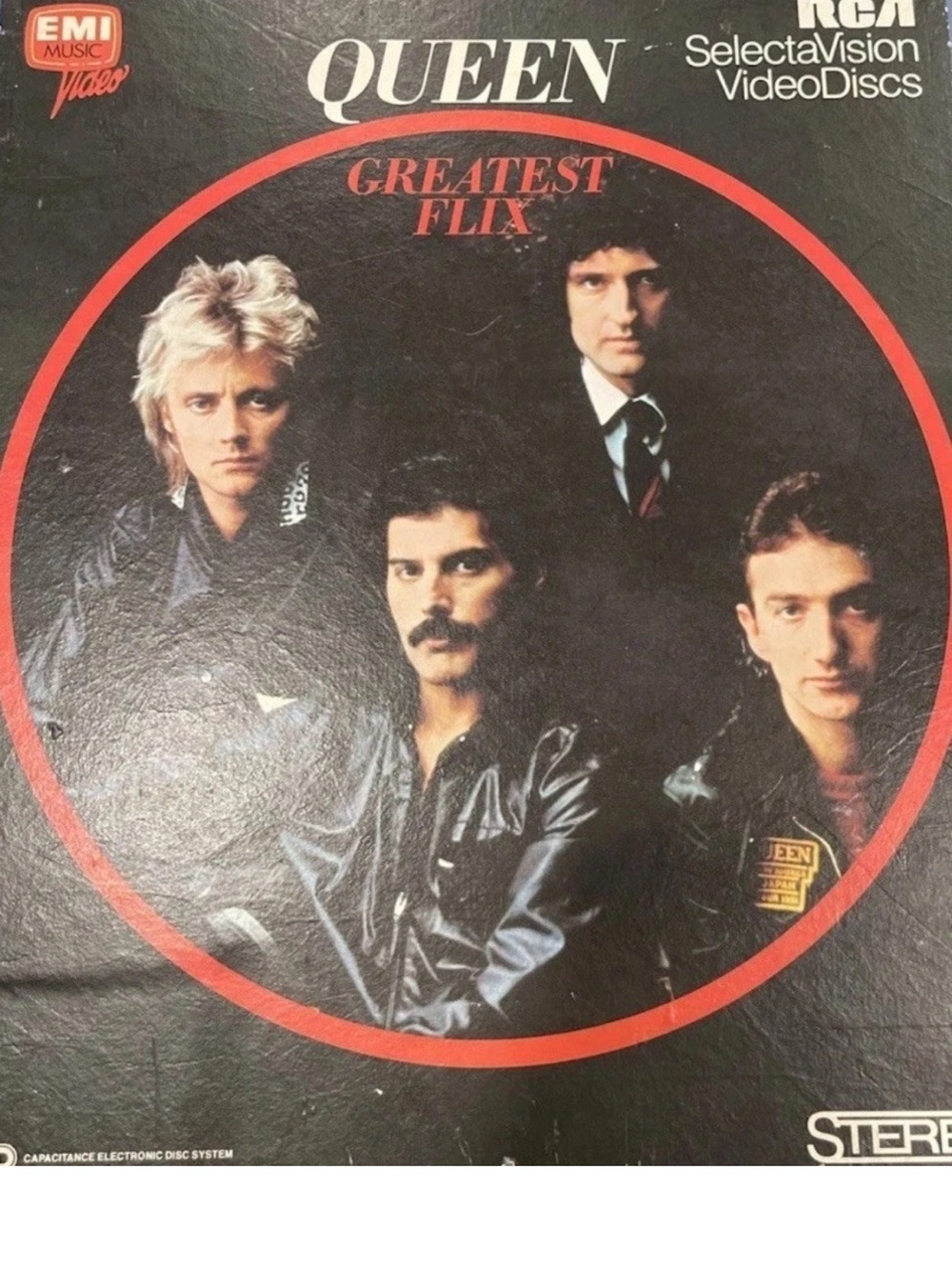 Queen Greatest Flix CED Videodisc Video Disc Band Music Movie Film RCA Rare
